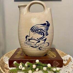 Royal Haeger Vintage Chicken Motif Pottery Jug